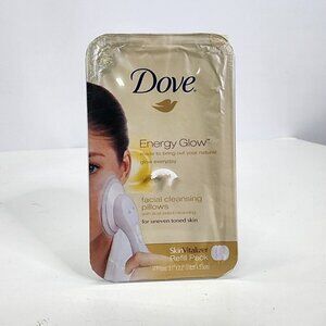 Dove Energy Glow Brightening Facial Cleansing Pillows Mature Skin Uneven Tone